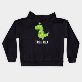 Christmas Tree Rex Kids Hoodie